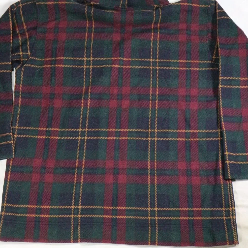 LAUREN RALPH LAUREN Plaid Petite Hooded Pullover Sz PS Petite Small - Picture 2 of 13